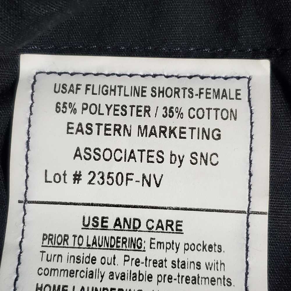 US Air Force Flight Shorts Dark Blue Cargo Women's Size Small - Picture 5 of 7